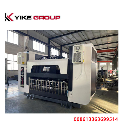 YIKE GROUP-BNC 6 Blade 10 Scorer 2200MM Automatyczny Cienkie Ostrze Slitter Scorer Maszyna Do 3/5/7 Ply Linii Produkcyjnej Kartonu Walcowanego