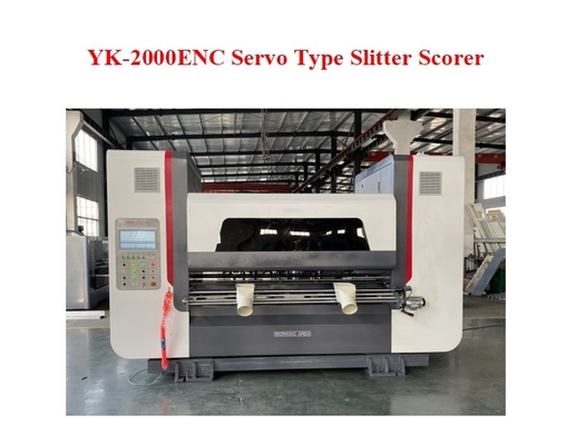 YK-2000 ENC Prędkość 250 m/min Servo Type Slitter Scorer dla linii produkcyjnej tektury falistej