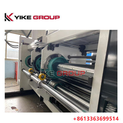 Duża prędkość ołowiu krawędzi dwa kolory 380v kartonowy drukarka Slotting Machine