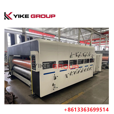 Wysokiej prędkości drukarka flexo Slotter Die Cutter Machine For Pizza Box 50mm Wall Board