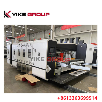 Wysokiej prędkości drukarka flexo Slotter Die Cutter Machine For Pizza Box 50mm Wall Board