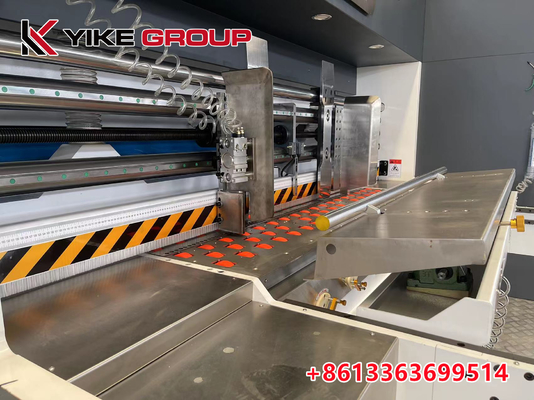 Wysokiej prędkości drukarka flexo Slotter Die Cutter Machine For Pizza Box 50mm Wall Board