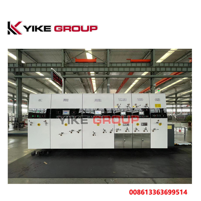 Automatyczna kolorowa drukarka krawędziowa Flexo 4 z automatycznym wykrawaniem