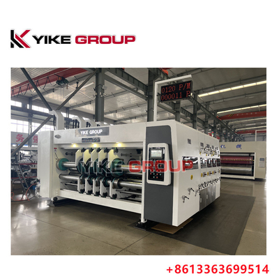 Automatyczna kolorowa drukarka krawędziowa Flexo 4 z automatycznym wykrawaniem