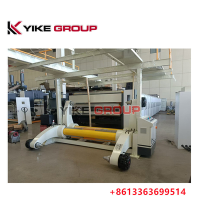 Pracowanie szerokości 2500 mm hydrauliczne stoisko rolkowe do linii produkcyjnej kartonu falistego o dużej prędkości