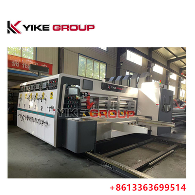 Maksymalny rozmiar druku 1450X2500 Automatyczna maszyna do drukowania ołowianego Flexo 3 kolorów Slotter Diecutter