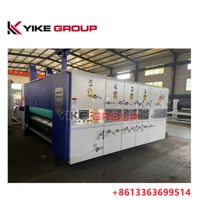 Maksymalny rozmiar druku 1450X2500 Automatyczna maszyna do drukowania ołowianego Flexo 3 kolorów Slotter Diecutter
