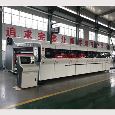 Tektura falista wysokiej rozdzielczości Automatyczny druk fleksograficzny Fleksodruk Dłutownice rotacyjne Diecutting Machine